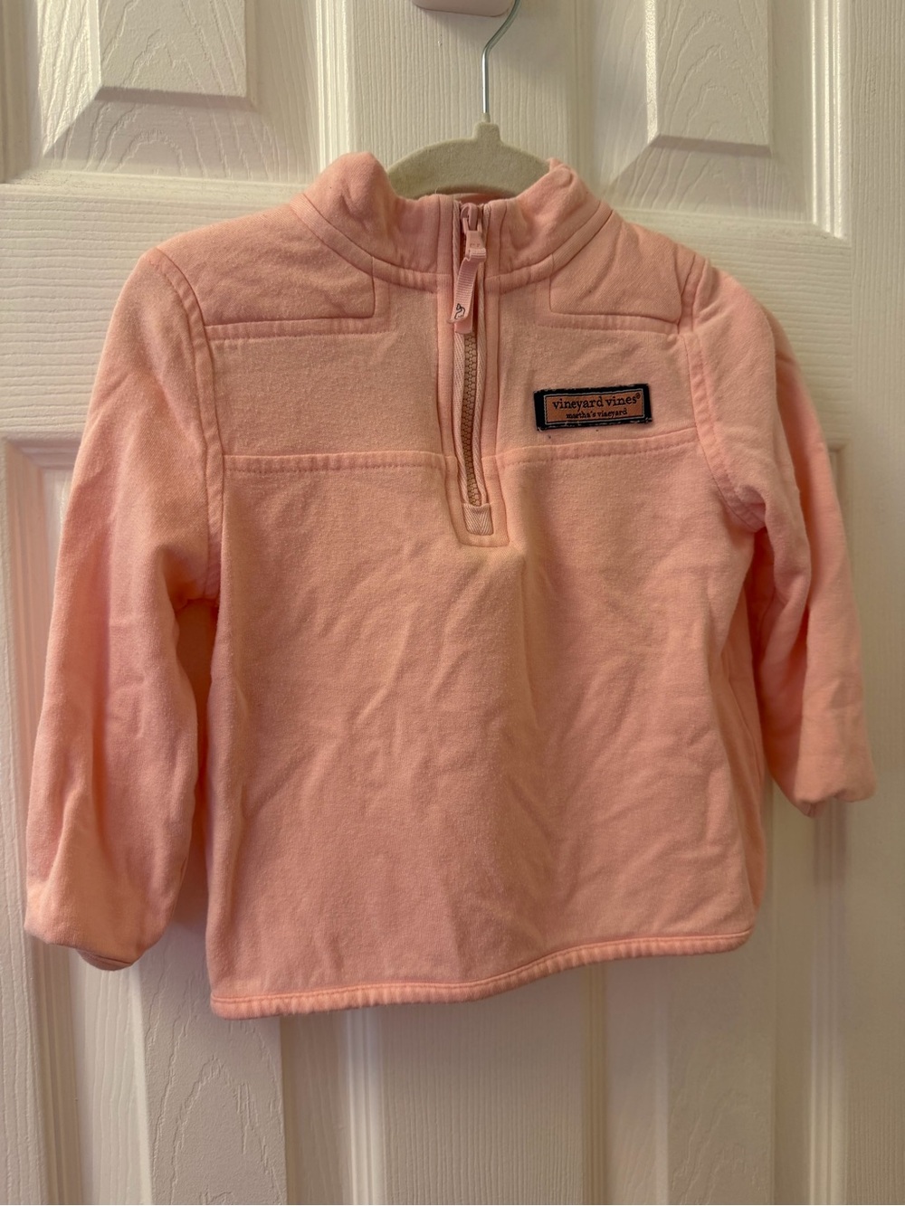 Vineyard Vines Toddler Girl 2T Pink Quarter-Zip Pullover - GUC